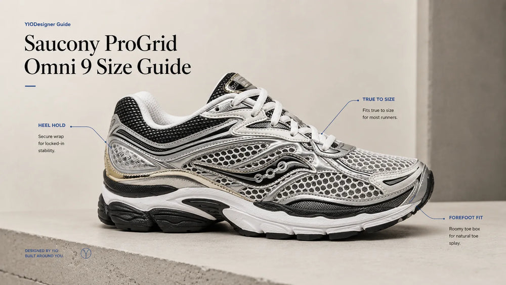 Saucony ProGrid Omni 9 Size Guide UK Unisex, Men’s and Women’s Fit