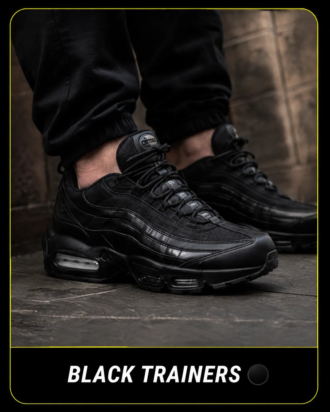 Black Trainers & Sneakers