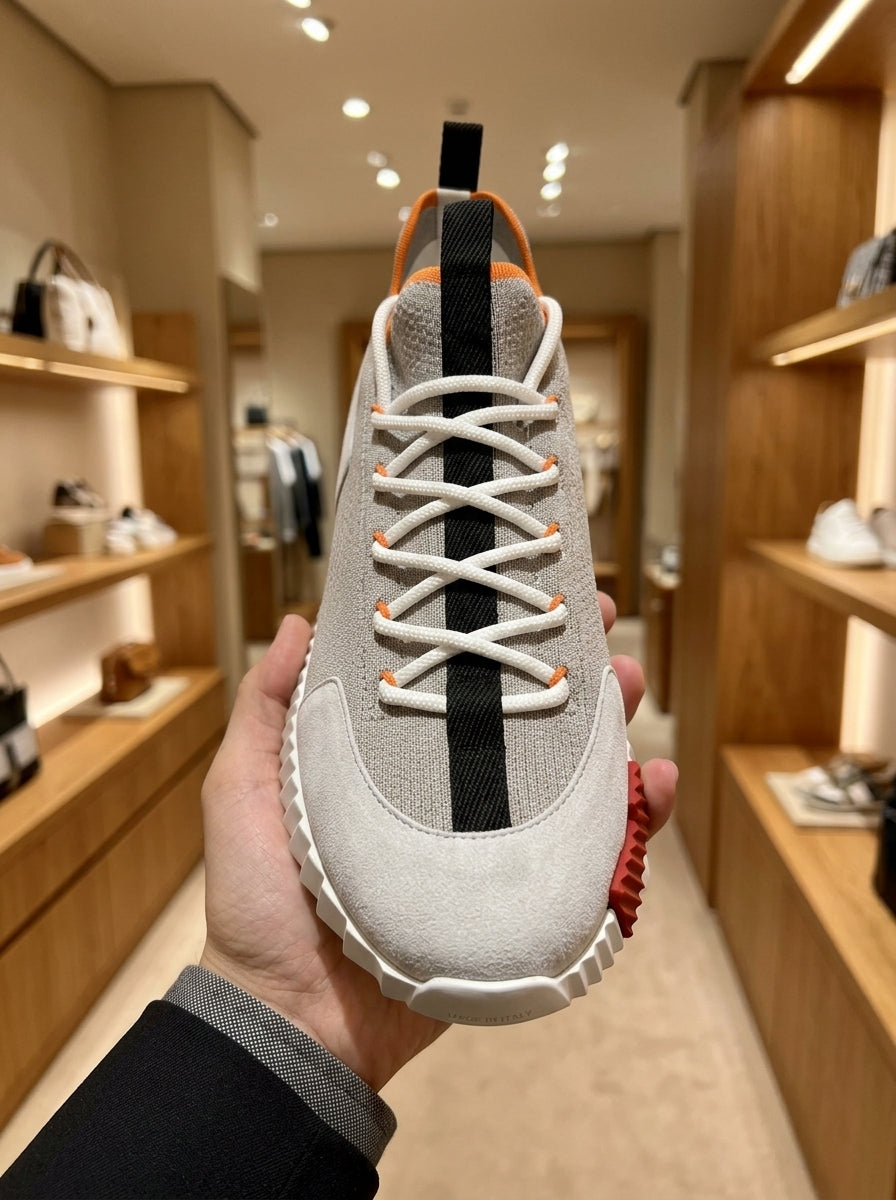 Hermès Bouncing Lift Slip-On Multicolore Beige Galet Trainers
