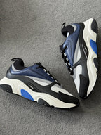 Dior B22 Navy, Black & White Trainers