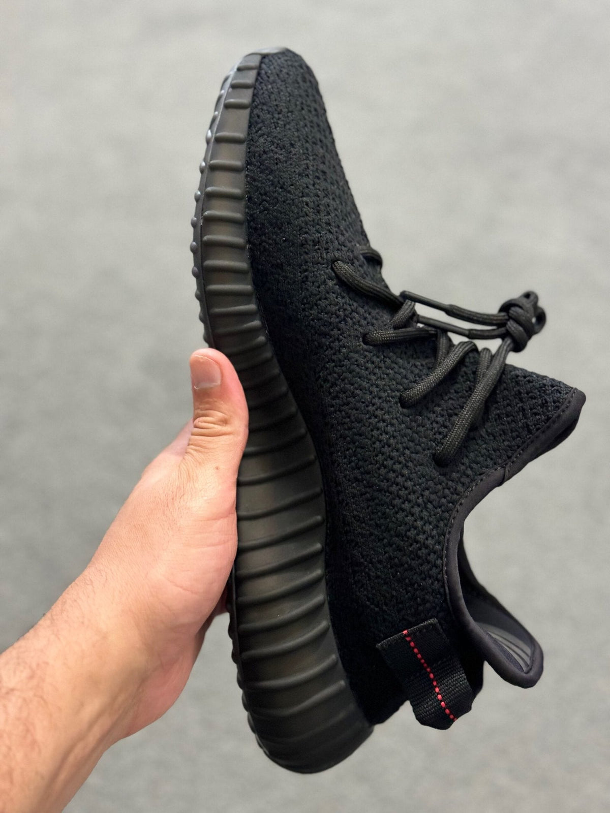 adidas Yeezy Boost 350 V2 Bred Black & Red Sneakers