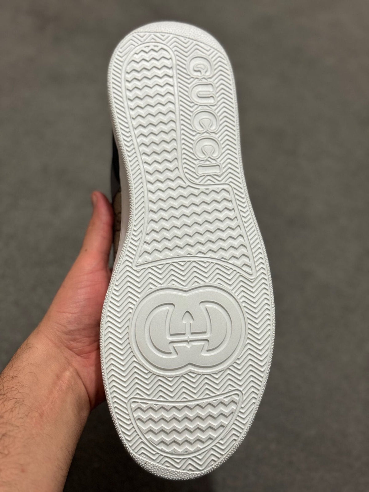 Gucci GG Supreme Beige & Ebony Chunky Sneakers