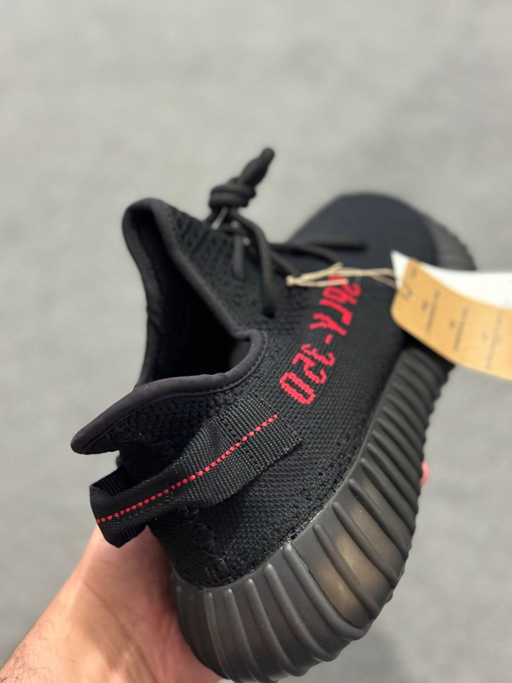 adidas Yeezy Boost 350 V2 Bred Black & Red Sneakers