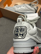 Louis Vuitton LV Skate Grey Leather Sneakers