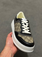Gucci GG Supreme Beige & Ebony Chunky Sneakers