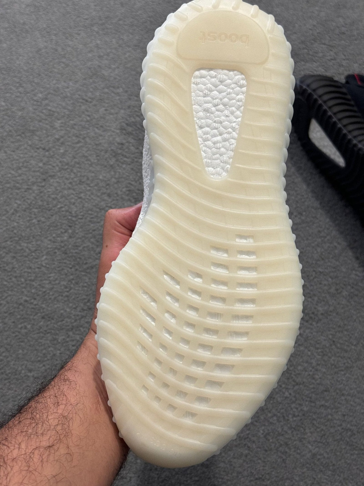 adidas Yeezy Boost 350 V2 Triple White Knit Sneakers