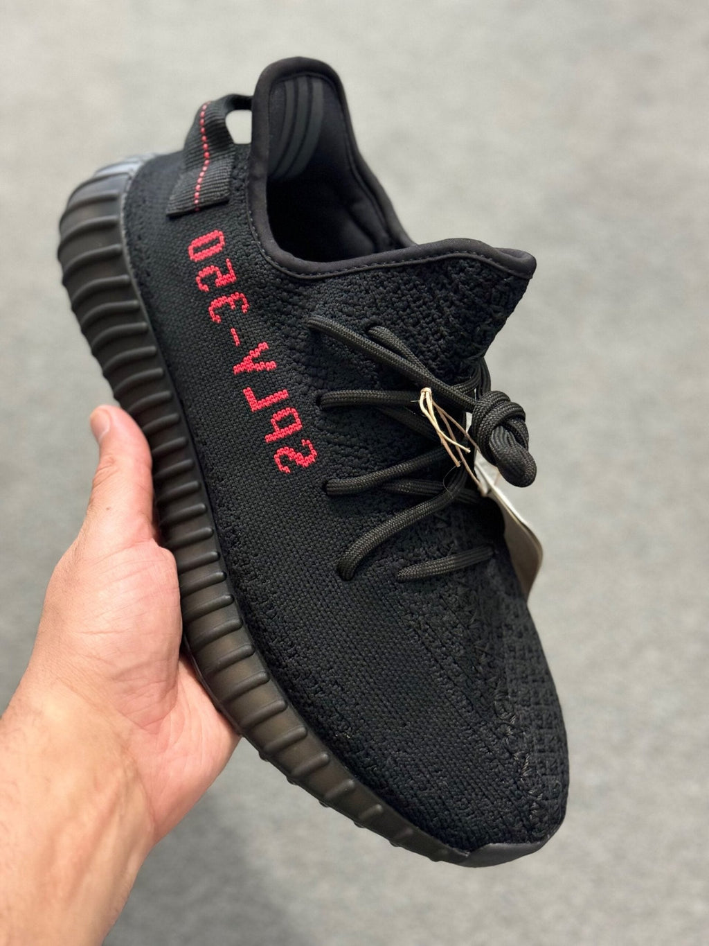 adidas Yeezy Boost 350 V2 Bred Black & Red Sneakers
