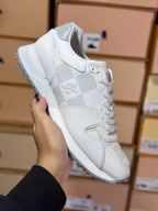 Louis Vuitton Run Away White Perforated Leather Trainers