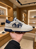 AMIRI Classic Low White & Navy Trainers