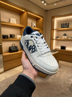 AMIRI Classic Low White & Navy Trainers