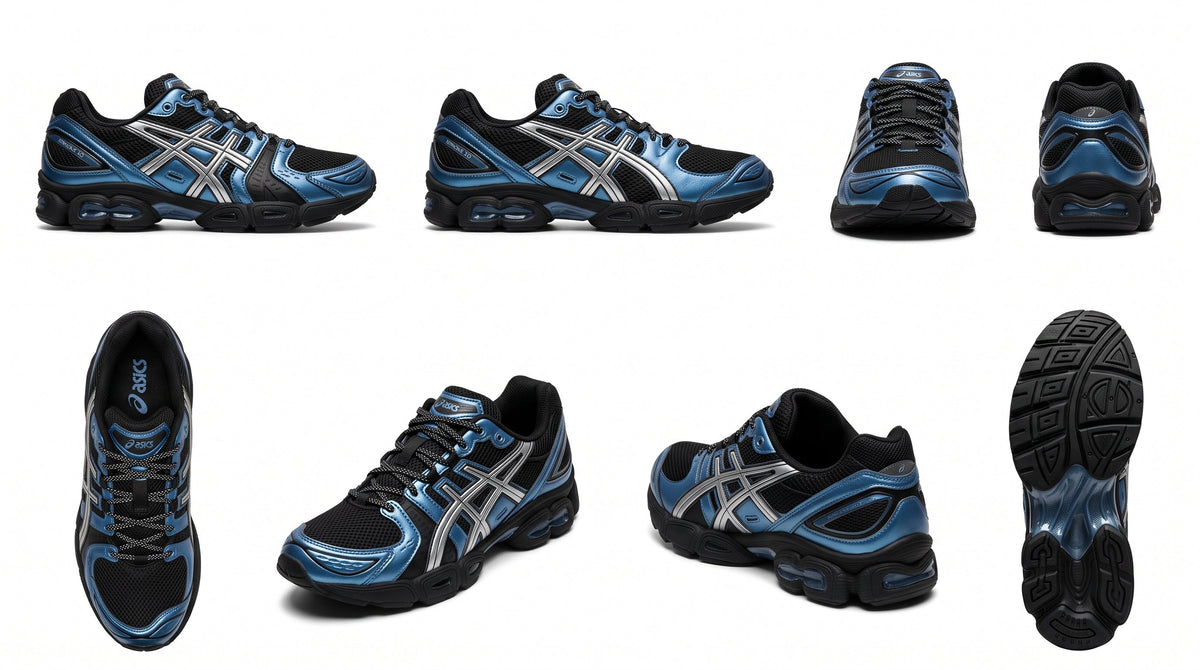 ASICS GEL-NIMBUS 10.1 Black/Grand Shark Trainers