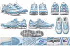 ASICS GEL-NYC Cream/Arctic Sky Trainers | YIODesigner