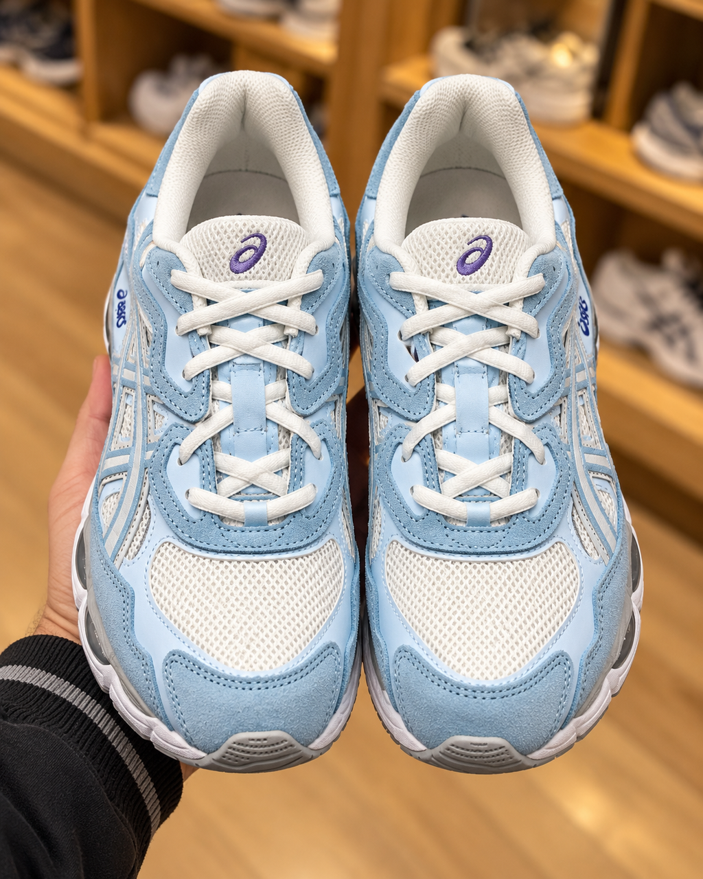 ASICS GEL-NYC Light Blue Trainers