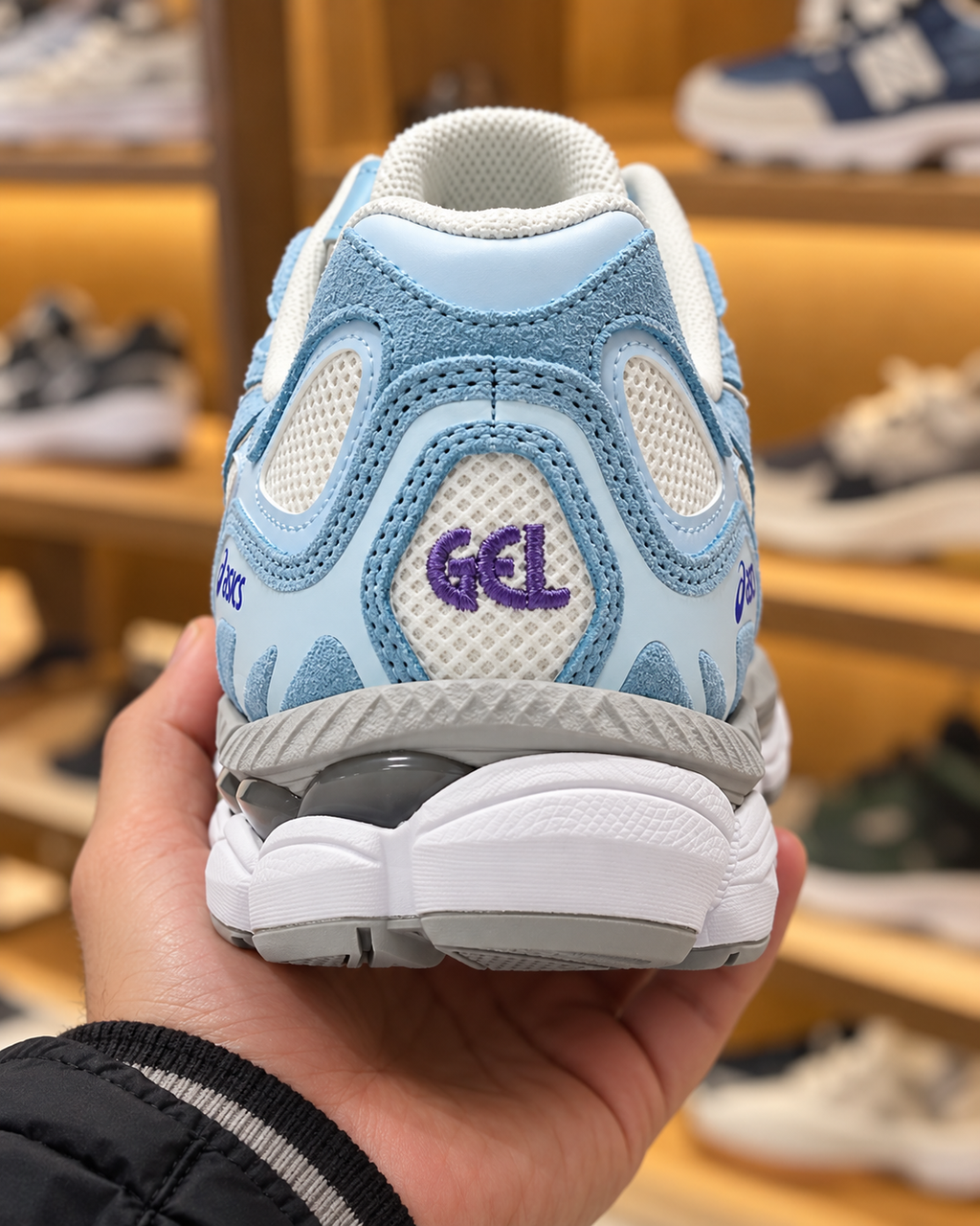 ASICS GEL-NYC Light Blue Trainers