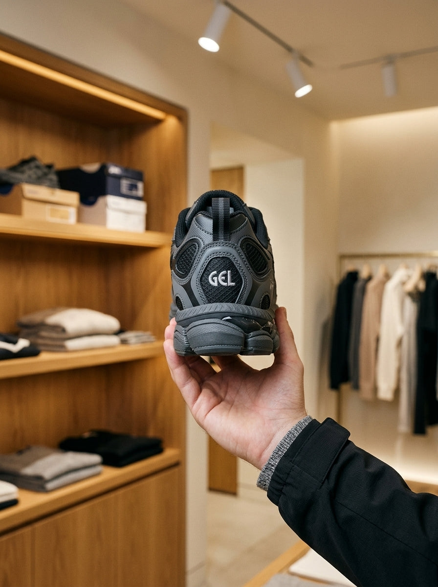 ASICS GEL-NYC RGD Black/Graphite Grey Trainers