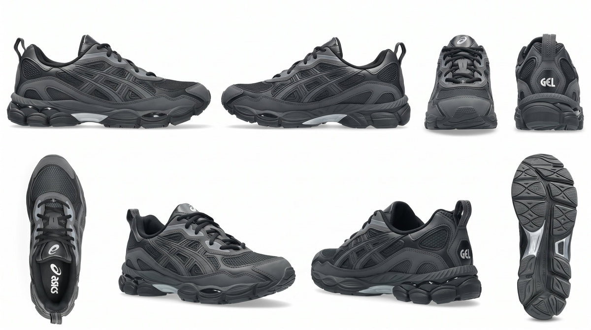 ASICS GEL-NYC RGD Black/Graphite Grey Trainers