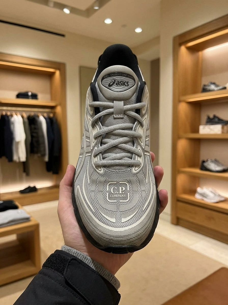 ASICS x C.P. Company GEL-QUANTUM 360 VIII Cement Grey Trainers