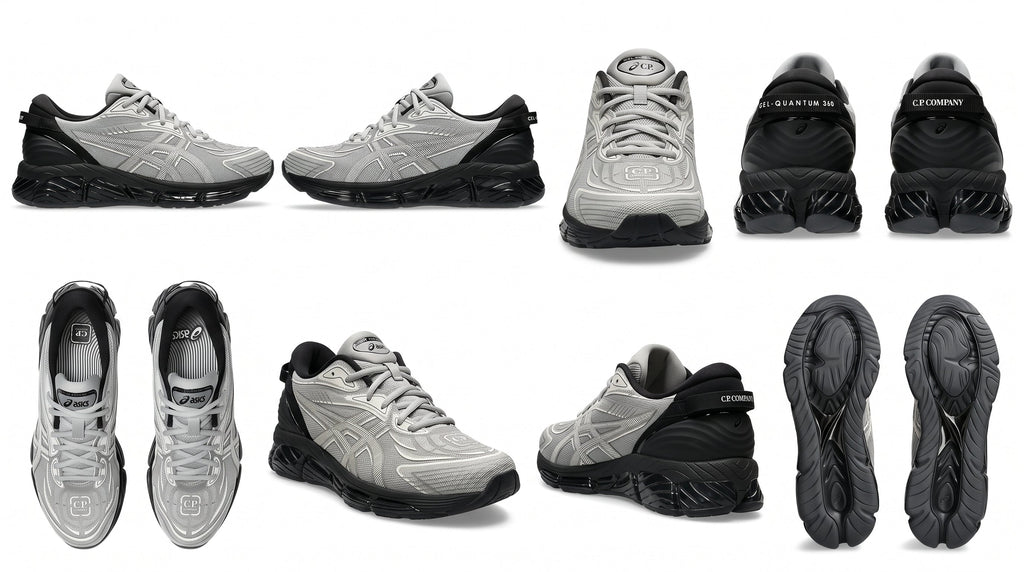 ASICS x C.P. Company GEL-QUANTUM 360 VIII Cement Grey Trainers