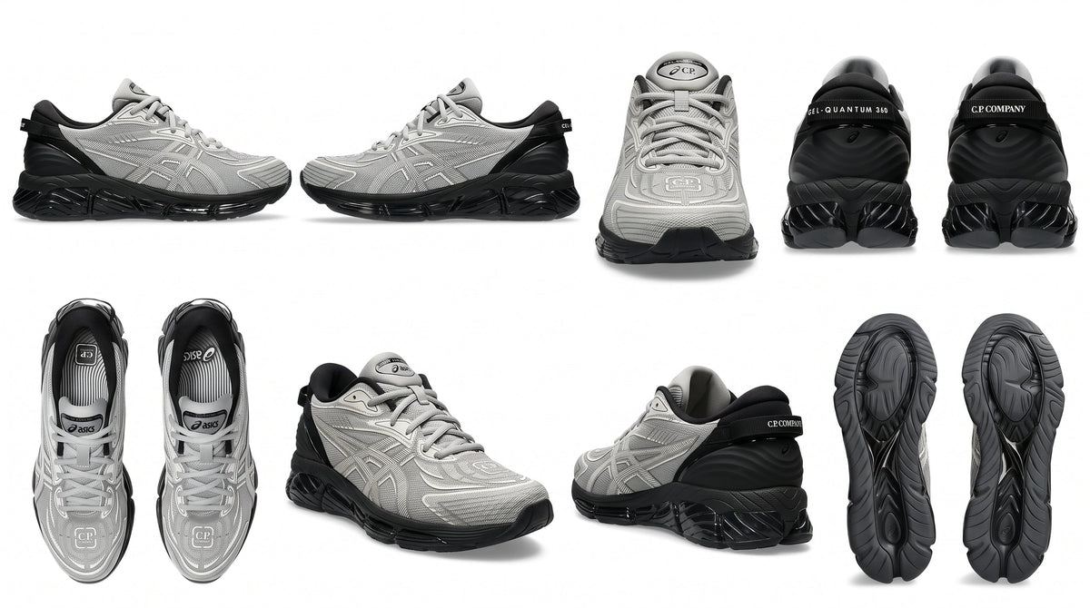 ASICS x C.P. Company GEL-QUANTUM 360 VIII Cement Grey Trainers