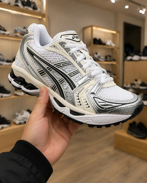 ASICS GEL-KAYANO 14 White Trainers