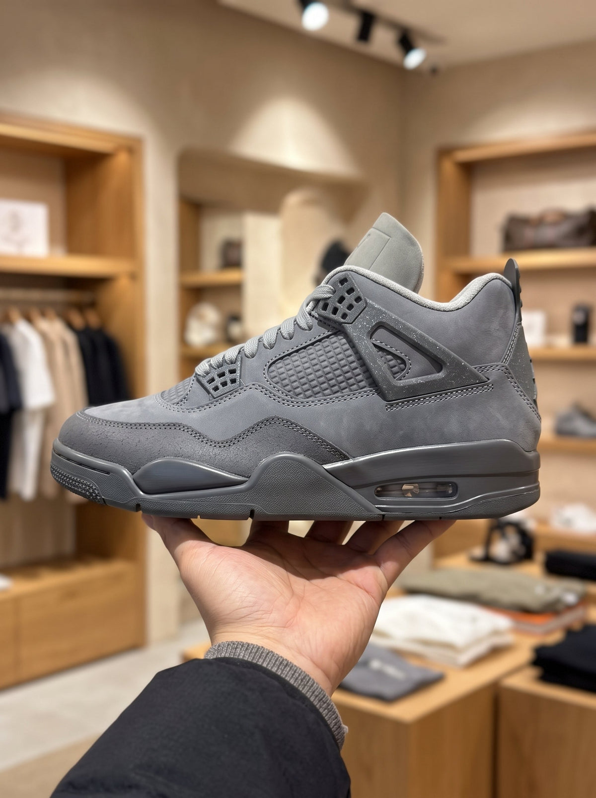 Nike Air Jordan 4 Wet Cement Trainers