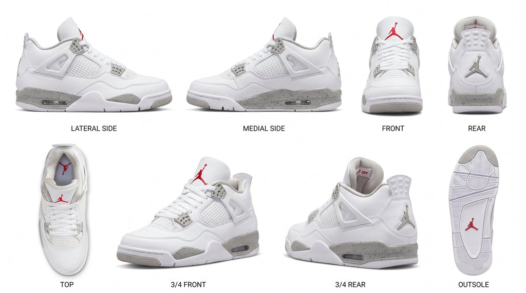 Nike Air Jordan 4 White Cement Trainers