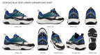 Dior B22 Blue Deep Green Trainers