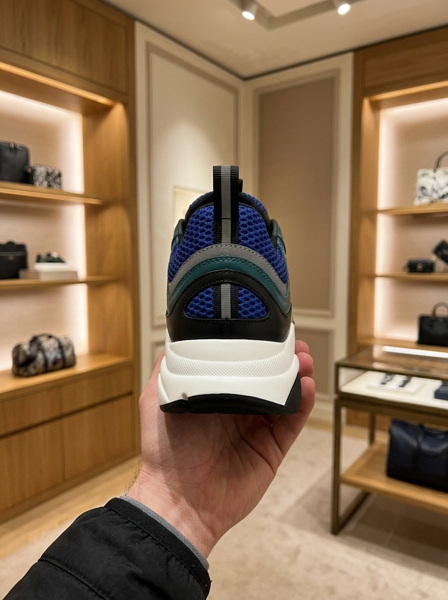 Dior B22 Blue Deep Green Trainers