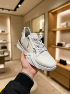 Fendi Flow White Leather Trainers