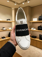Givenchy City Sport White & Black Slip-On Trainers