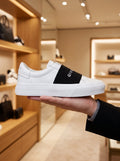 Givenchy City Sport White & Black Slip-On Trainers