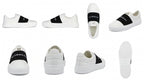 Givenchy City Sport White & Black Slip-On Trainers