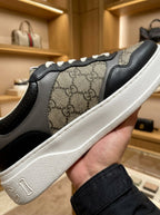 Gucci GG Chunky Beige & Black Trainers