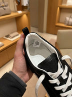 Hermès Bouncing Black & White Trainers