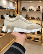 Hermes Paris Bouncing Beige Glaise & Beige Esquisse Trainers