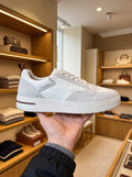 Loro Piana White Panelled Low-Top Sneakers