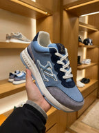 Louis Vuitton LV Classic Blue Nubuck Trainers