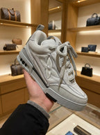 Louis Vuitton LV Skate Grey Leather Sneakers