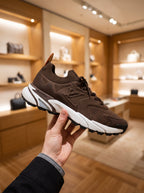 Louis Vuitton LV Tatic Knit Brown & White Trainers