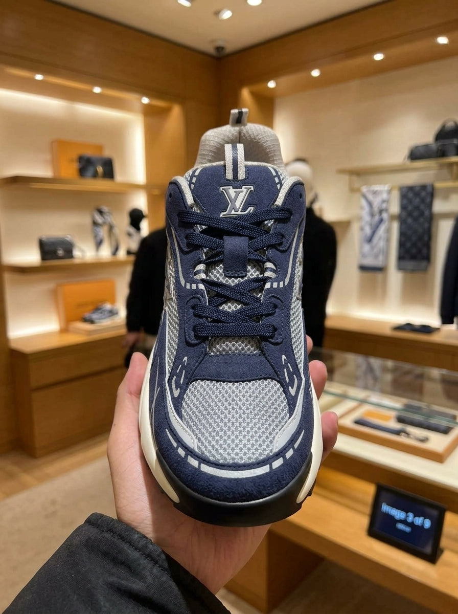 Louis Vuitton LV Tatic Runner Blue Trainers