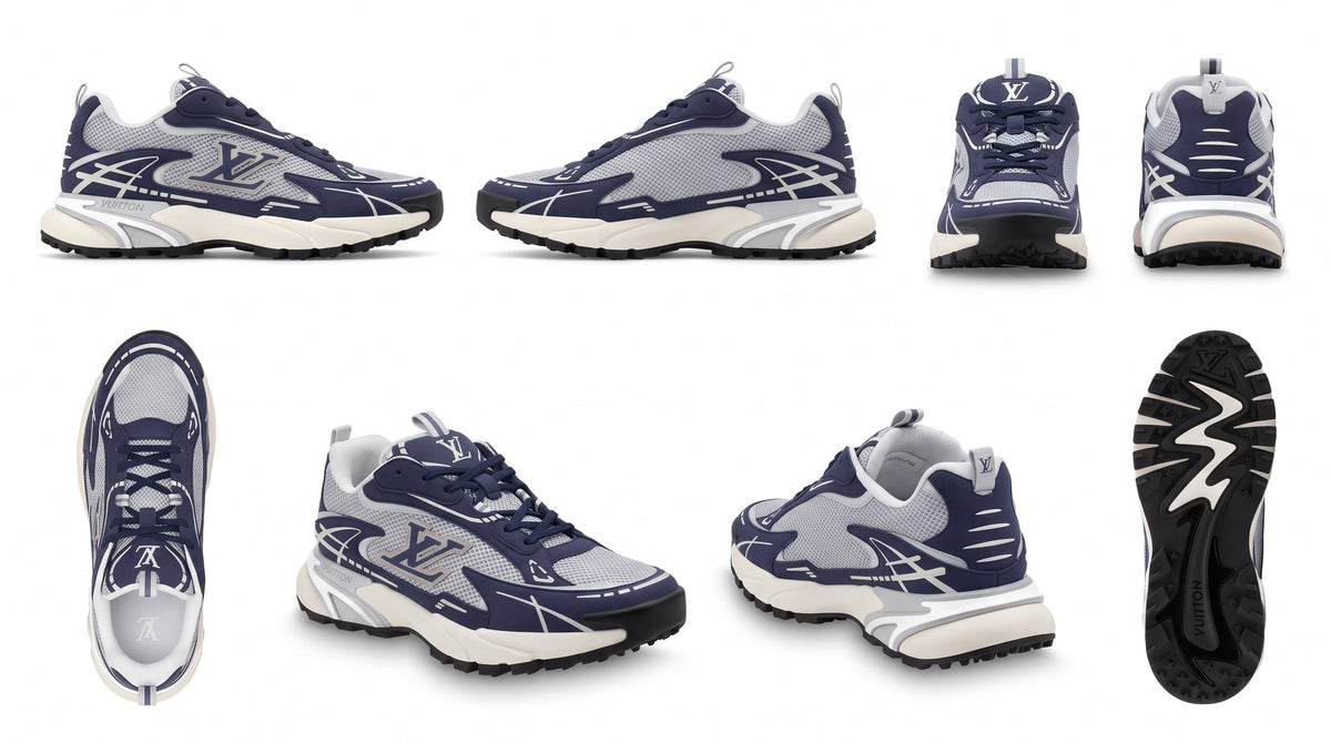 Louis Vuitton LV Tatic Runner Blue Trainers