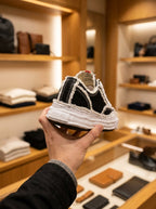 Maison Mihara Yasuhiro Peterson OG Sole Frayed Black Trainers