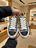 Maison Mihara Yasuhiro Peterson OG Sole Frayed Black Trainers