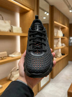 Men’s Nike Mind 002 Black & Hyper Crimson Trainers