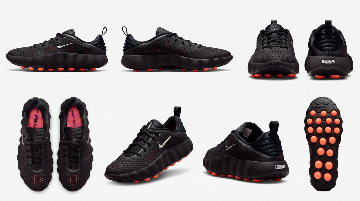 Men’s Nike Mind 002 Black & Hyper Crimson Trainers