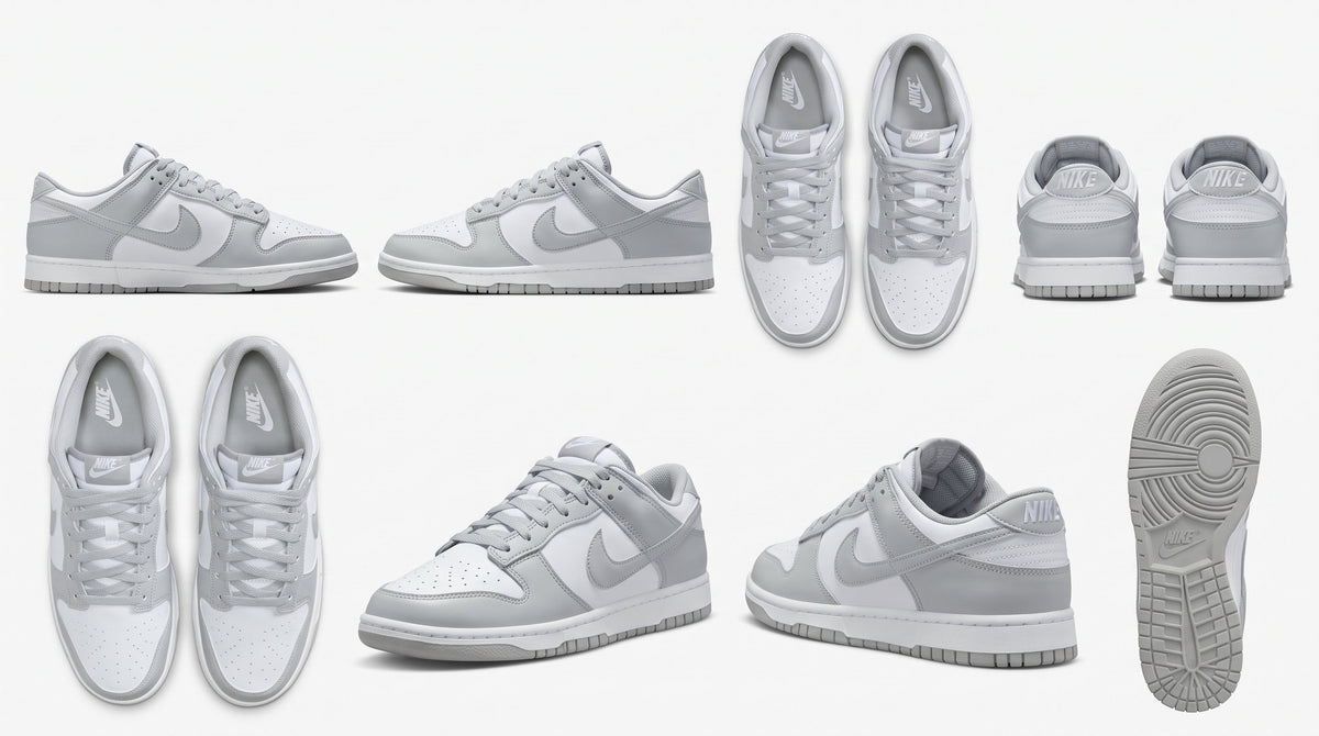 Nike Dunk Low Retro White & Light Smoke Grey Men’s Trainers