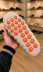 Nike Mind 001 Light Bone & Hyper Crimson Slip-On Trainers