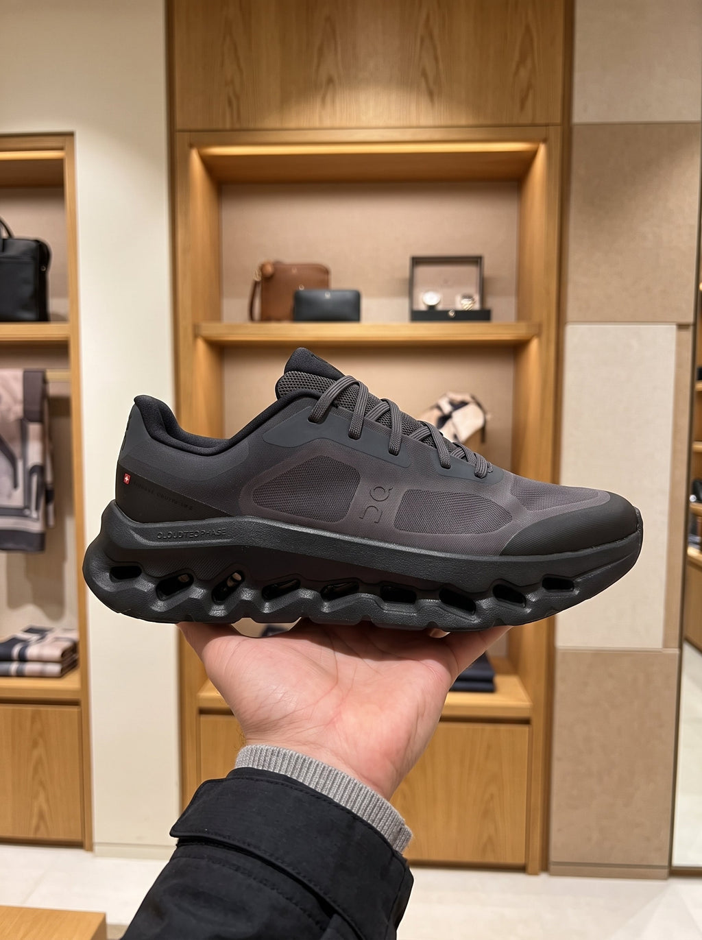 On Cloudtilt Remix Black Mesh Trainers