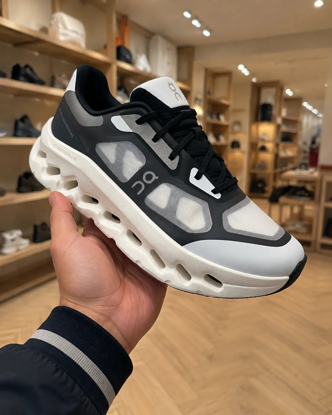 On Running Cloudtilt Remix Black Ivory Trainers