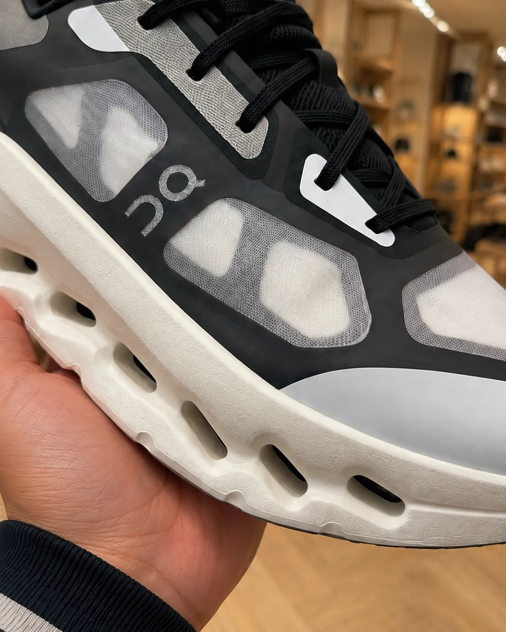 On Running Cloudtilt Remix Black Ivory Trainers